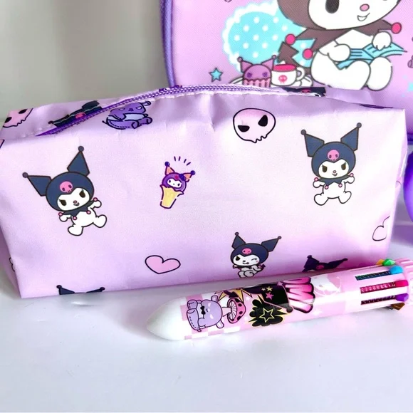 💜(KUR313) Kuromi Adorable 4-Piece Lunch Cooler Bundle! - Picture 7 of 10